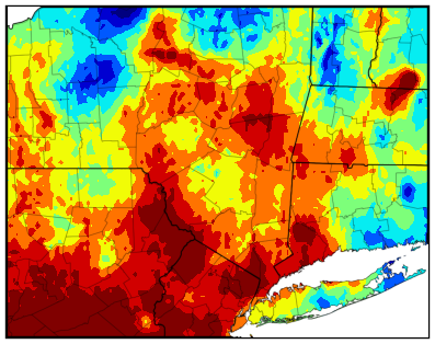 Eastern NY gdd difference map
